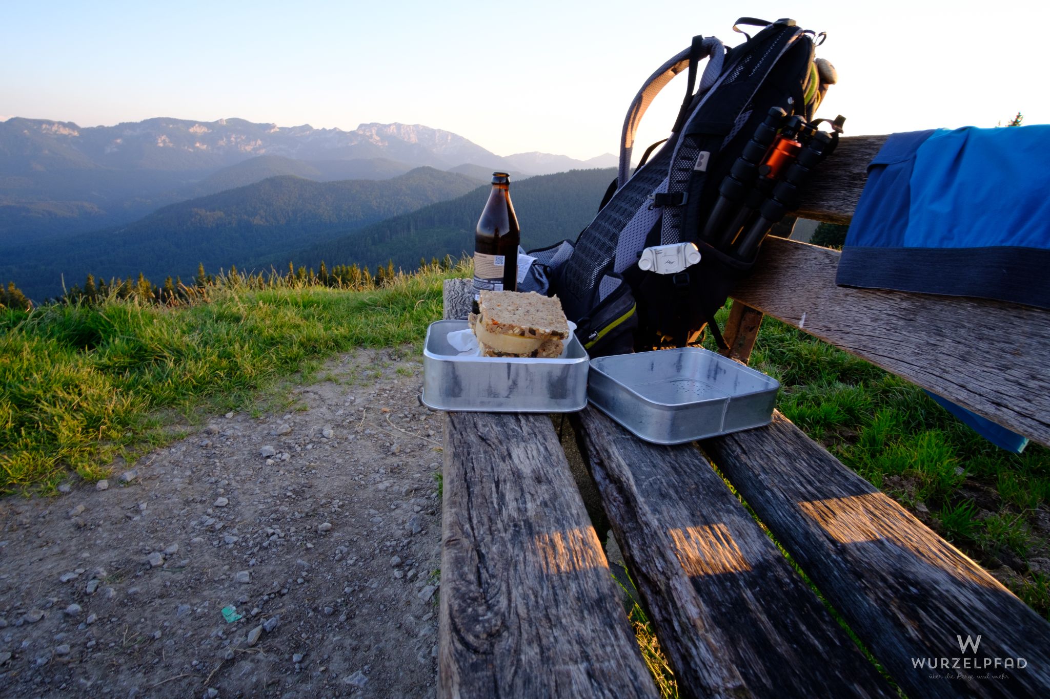 Brotzeit am Heiglkopf